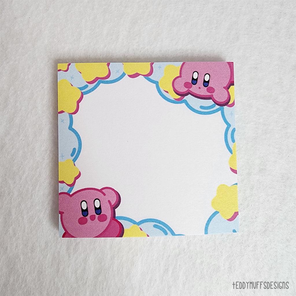 Kirby Post-it Notes - Teddymuffs Designs