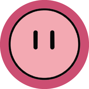 Kirby Amiibo Keychain - Teddymuffs Designs