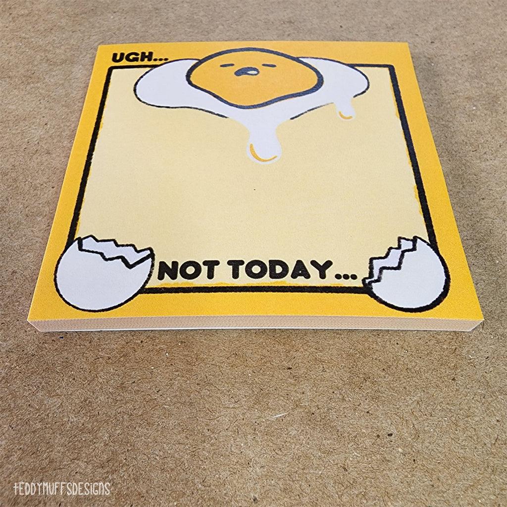 Lazy Egg Post-it Notes - Teddymuffs Designs