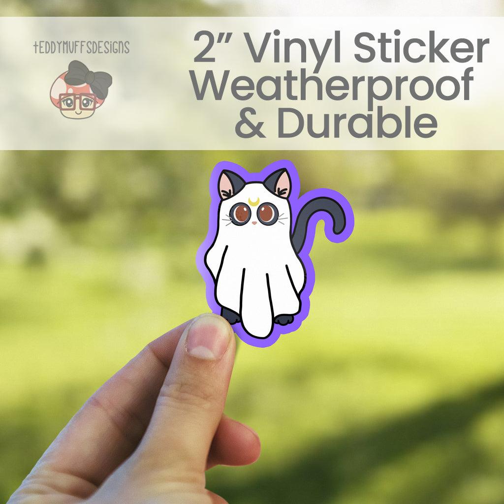 Spooky Luna Sticker - Teddymuffs Designs
