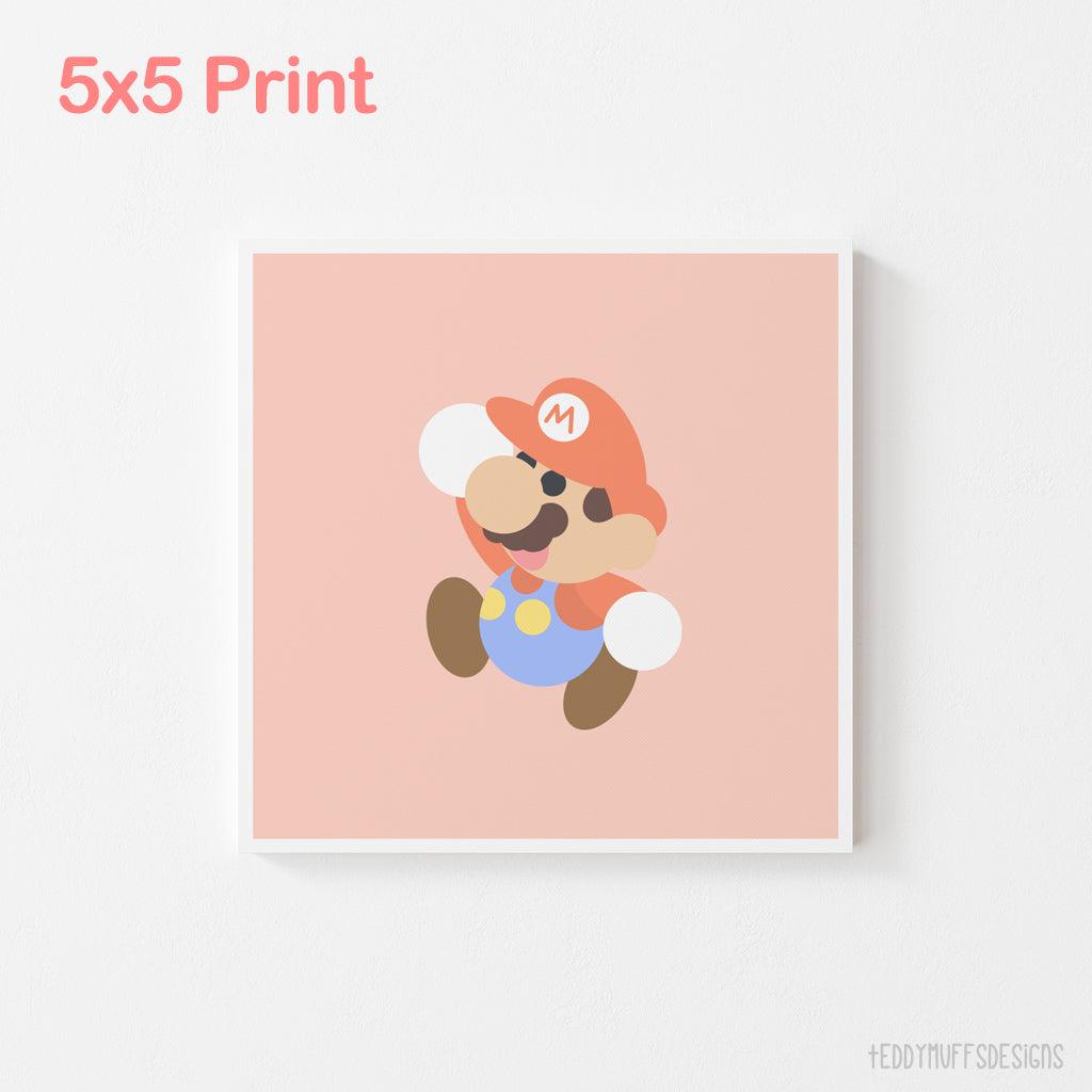 Mario Print - Teddymuffs Designs