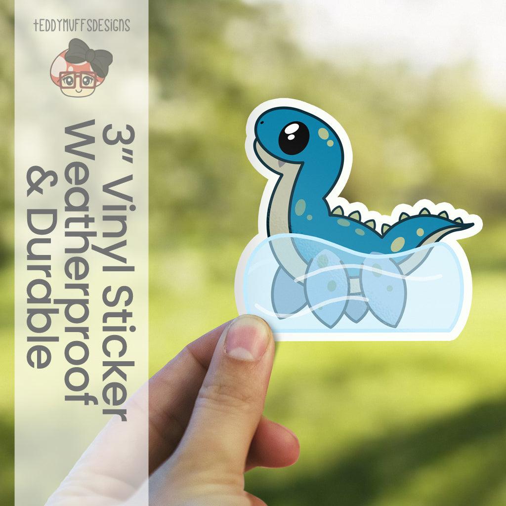 Nessie (Cryptid) Sticker - Teddymuffs Designs