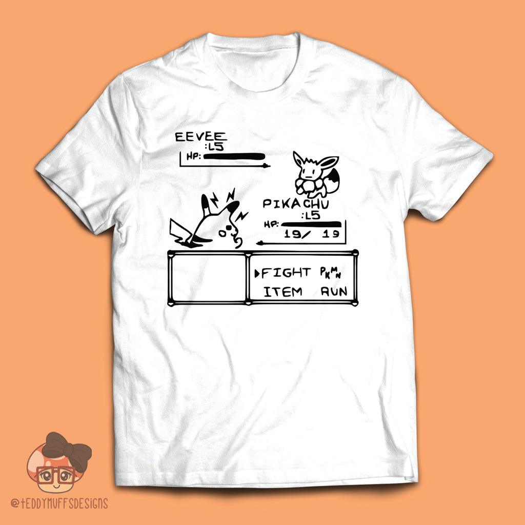 Pokémon Battle Tshirt! - Teddymuffs Designs