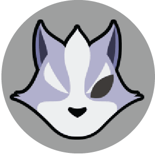 Wolf Amiibo Keychain - Teddymuffs Designs