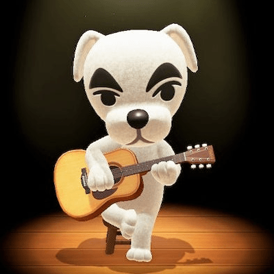 K.K. Slider Amiibo Card - Teddymuffs Designs